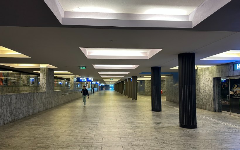De stationspassage in Breda